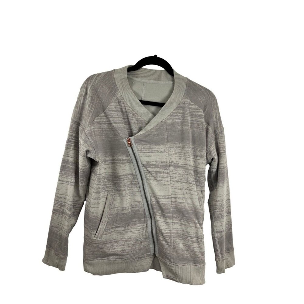 Lululemon Mula Bundle Wrap Jacket Women's Size 4 Heathered Gray